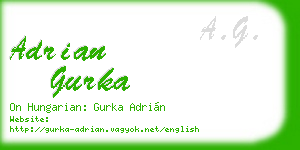 adrian gurka business card